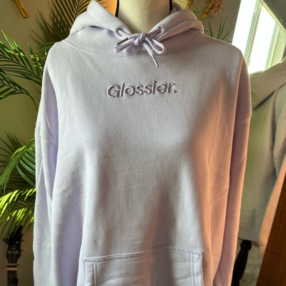 Limited Edition Lavender Glossier Hoodie Gem
